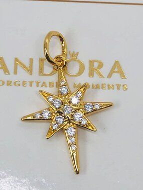 Pandora Sparkling North Star Dangle Charm